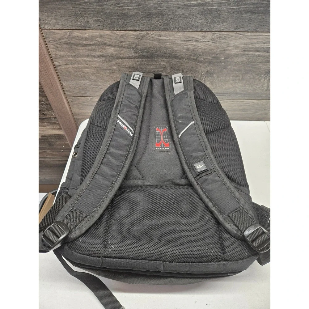 SwissGear ScanSmart Laptop Backpack Black TSA Friendly Travel Bag 19 inch